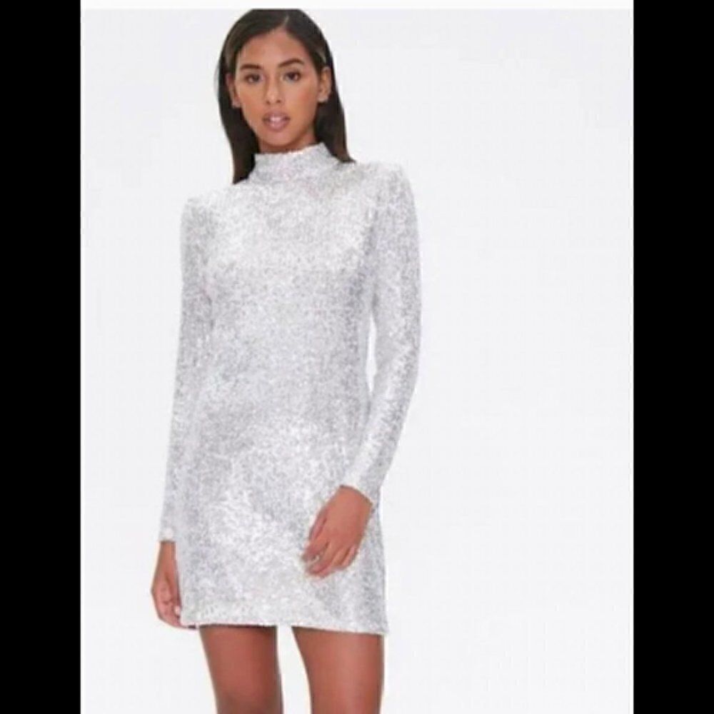 Women Glamorous, sequin dress Christmas dress Size S